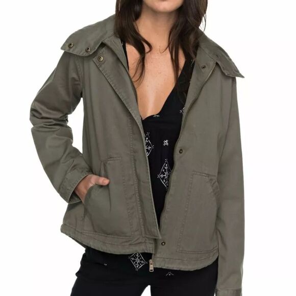 ROXY Embroidered Utility Jacket - Picture 4 of 14